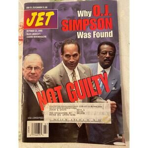 VTG JET Magazine October 23, 1995 Why O.J. Simpson was found Not Guilty! EUC